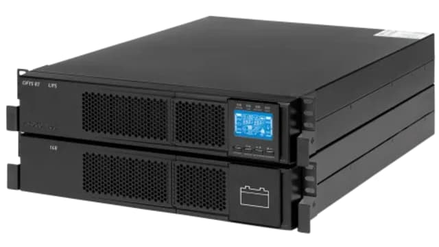 Socomec 176 → 300V Input Rack Mount, Stand Alone UPS, 6000VA (4.8kW), OFYS-RT-U06-K | OFYS-RT-U06-K