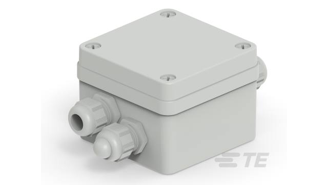 TE Connectivity 1SNS Series Grey Polycarbonate Junction Box, IP66, 12 Terminals, 167.8 mm, 100 mm 75 mm | 1SNS470000Z0207