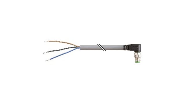B&R Male 3 way Right Angle to 4 way Unterminated Industrial Automation Cable Assembly, 5 m | X67CA0D50.0050