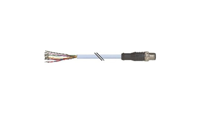 B&R Male 12 way Straight to 12 way Unterminated Industrial Automation Cable Assembly, 5 m | X67CA0I41.0050