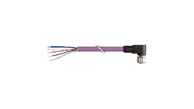 B&R 5 way Right Angle to Female Unterminated Industrial Automation Cable Assembly | X67CA0X31.0020