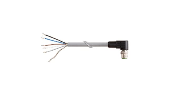 B&R Male 4 way Right Angle to Unterminated Industrial Automation Cable Assembly | X67CA0X51.0200