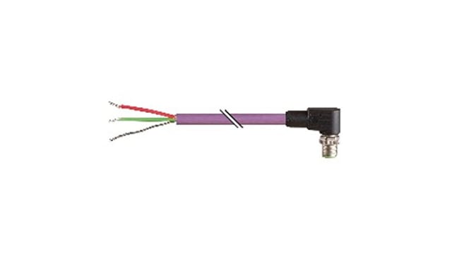 B&R Male 5 way Right Angle to Female 5 way Unterminated Industrial Automation Cable Assembly, 15.0 m | X67CA0B52.0150