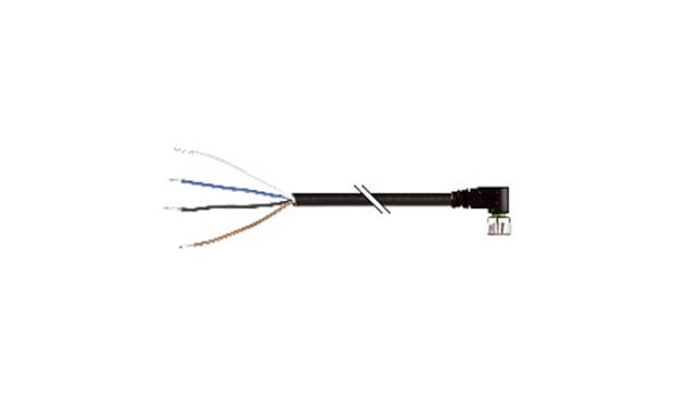 B&R Female 4 way Right Angle to 4 way Unterminated Industrial Automation Cable Assembly | X67CA0P30.0002