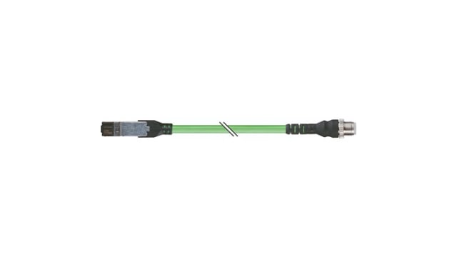 B&R Male 4 way Straight to Male 4 way Straight Industrial Automation Cable Assembly, 5 m | X67CA0E41.0050