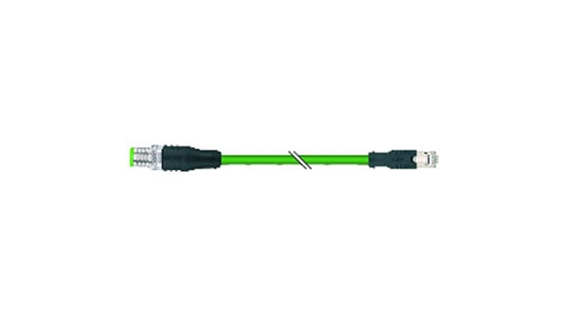 B&R Male 4 way Straight to Male 4 way Straight Industrial Automation Cable Assembly, 10 m | X67CA0E41.0100