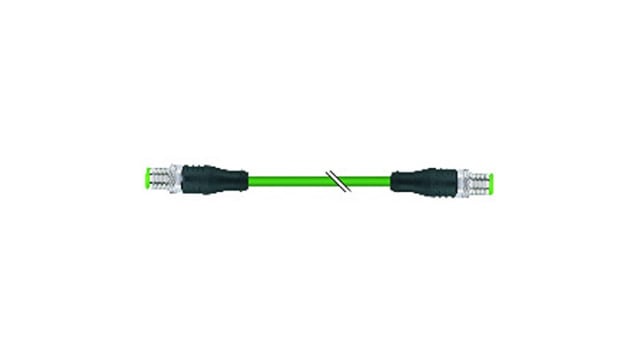 B&R Male 4 way Straight to Male 4 way Straight Industrial Automation Cable Assembly, 25 m | X67CA0E61.0250
