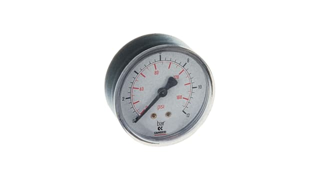 Camozzi R 1/8 Analogue Pressure Gauge 4bar 50mm Outside Diameter | M053-P12