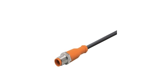 ifm electronic, EVC Series M12 Cable for Use with Sensor, CE Certified Standard | EVC076