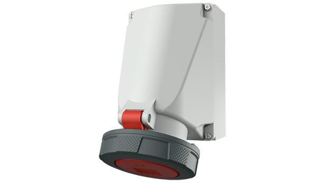 MENNEKES Straight IP67 Industrial Interlock Socket 5, Earthing Position 6h, 63A, 400 V | 136A