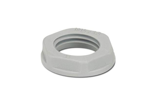 Phoenix Contact Silver, Grey Polyamide Cable Gland Locknut, M20 Thread | 1411207