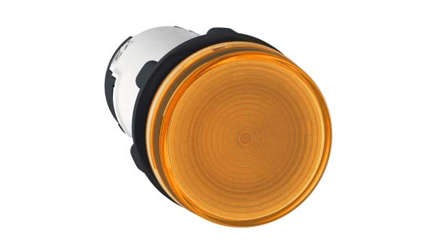 Schneider Electric, Harmony, Panel Mount Orange Incandescent Pilot Light, 22mm Cutout, IP54, Round, 230V ac | XB7EV78P
