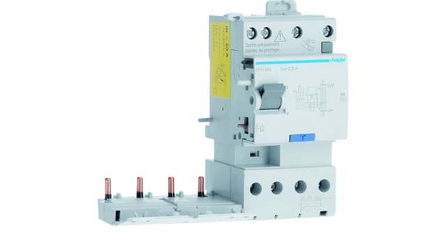 Hager BFH RCCB, 63A, 4 Pole, 300mA | BFH866