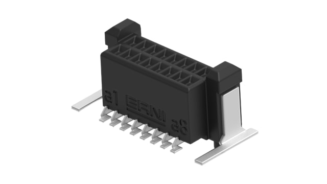 ERNI ERNI MicroCon Series Vertical Surface PCB Header, 16-Contact, 2 Row, 0.8 mm Pitch Surface Mount | 294001-E