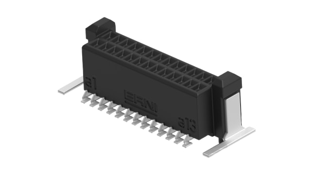 ERNI ERNI MicroCon Series Vertical Surface PCB Header, 26-Contact, 2 Row, 0.8 mm Pitch Surface Mount | 294003-E