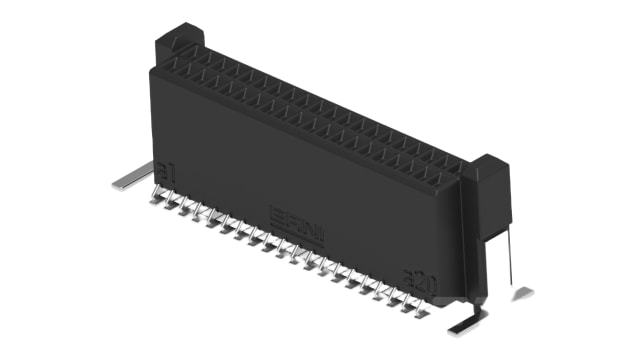ERNI ERNI MicroCon Series Vertical Surface PCB Header, 80-Contact, 2 Row, 0.8 mm Pitch Surface Mount | 294017-E