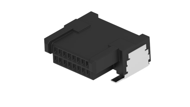 ERNI ERNI MicroCon Series Right Angle Surface PCB Header, 16-Contact, 2 Row, 0.8 mm Pitch Surface Mount | 294252-E