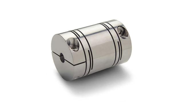 Ruland 20 mm, 6 mm Bore, 8.6 mm Length, 26 mm Length 6 x 4 mm Flexible Coupling | MRLC20-6-4-A