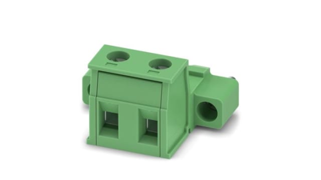 Phoenix Contact PCB Terminal Block, 2-Contact, 7.62mm Pitch, Push-In, 1-Row, Socket Termination | 1858879