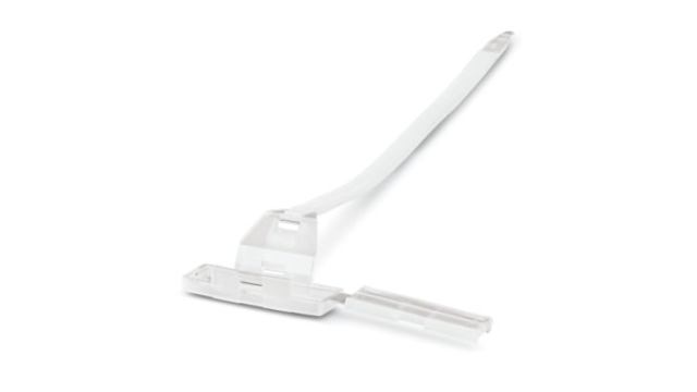 Phoenix Contact KMK + ES LP-BW Cable Tie Clip-On/Tie-On Cable Marker, White, Pre-printed "0", 25 mm Cable White, 10 mm | 1005253