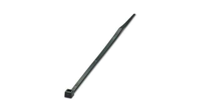 Phoenix Contact Cable Tie, Standard, 140 mm x 3.6 mm, Black Polyamide | 3240783