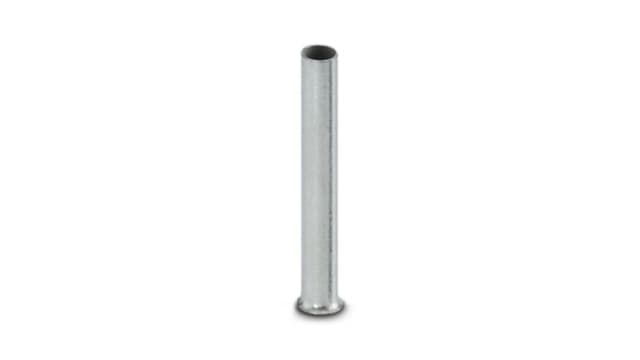 Phoenix Contact Ferrule, 18 mm Pin Length, 2.2 mm Pin Diameter, Silver 14 AWG Wire Size | 3202821