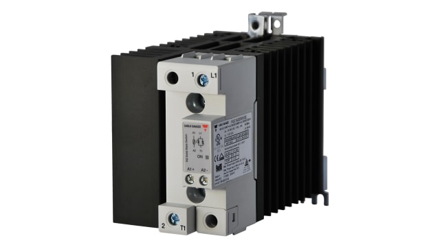Carlo Gavazzi RGC1 Series Solid State Relay, 60 A Load, DIN Rail or Panel, 660 V ac Load, 190 Vdc, 275 Vdc, V ac, V ac | RGC1A60A60KGE