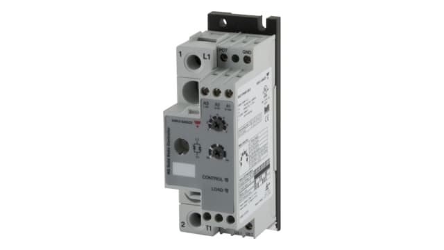 Carlo Gavazzi RGC1P Series Solid State Relay, 37 A Load, DIN Rail or Panel, 265 V ac Load, 10 Vdc Control | RGC1P23V12ED
