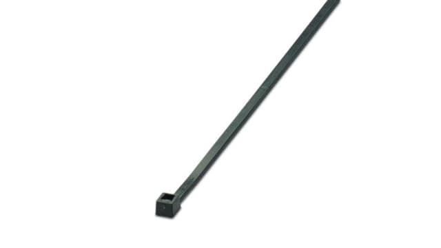Phoenix Contact Cable Tie, Standard, 200 mm x 3.6 mm, Black Polyamide | 3240785