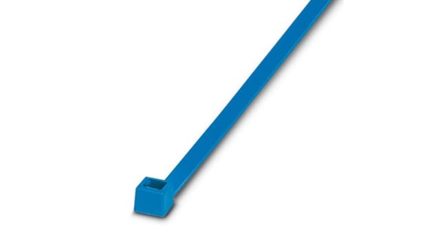 Phoenix Contact Cable Tie, Standard, 140 mm x 3.5 mm, Blue Polyamide | 3240795