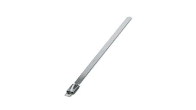 Phoenix Contact Cable Tie, Standard, 150 mm x 4.6 mm, Silver Polyamide | 3240820