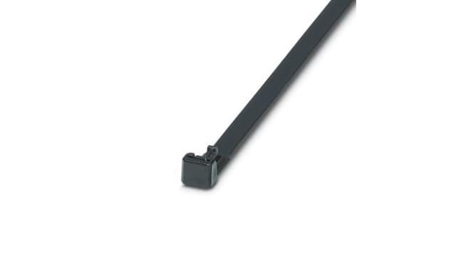 Phoenix Contact Cable Tie, Standard, 200 mm x 7.5 mm, Black Polyamide | 3240713