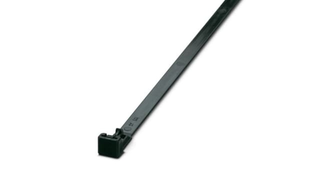 Phoenix Contact Cable Tie, Standard, 250 mm x 7.5 mm, Black Polyamide | 3240715