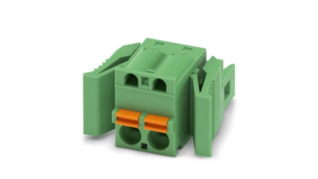 Phoenix Contact PCB Terminal Block, 2-Contact, 5.08mm Pitch, Push-In, 1-Row, Socket Termination | 1925692