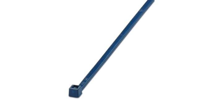 Phoenix Contact Cable Tie, Non-Releasable, 290 mm x 4.5 mm, Blue Polyamide | 3240798