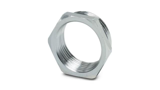 Phoenix Contact Cable Gland Adapter, PG21 Exterior Thread, PG16 Interior Thread, Nickel Plated Brass | 1415217