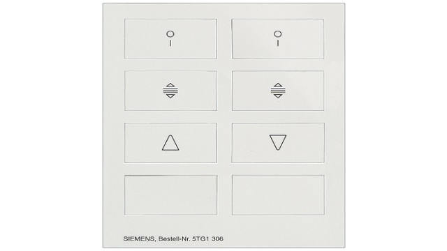 Siemens Rocker Switch Cover for use with Rocker Switch | 5TG1306