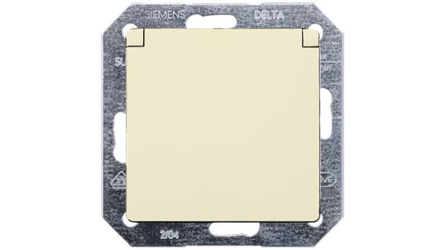 Siemens 5UB19 1 Gang Plug Socket, 16 A Indoor, Schuko | 5UB1905