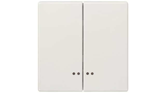 Siemens White, 2 Way Push Button, 2 Gang, 5TG71 | 5TG7158