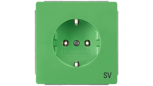 Siemens 5UB18 Off-White 1 Gang Plug Socket, 16 A Indoor, Schuko | 5UB1815