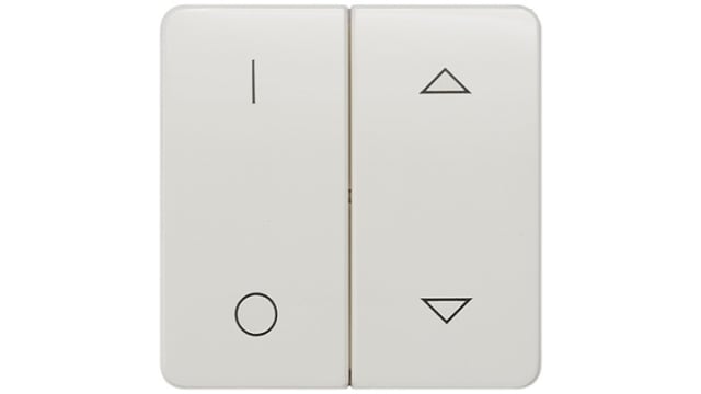 Siemens White, 2 Way Push Button, 2 Gang, 5TG78 | 5TG7813