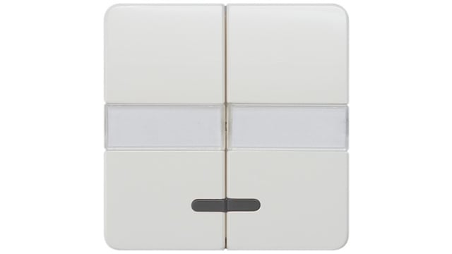 Siemens White, 2 Way Push Button, 2 Gang, 5TG78 | 5TG7817