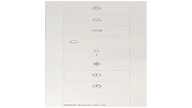 Siemens Rocker Switch Cover for use with Rocker Switch | 5TG1136