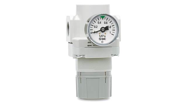 SMC 1/2 in Air Regulator - 1 Mpa, AR40-F04BG-D, 1/2 in G 1500 L/min, G AC | AR40-F04BG-D