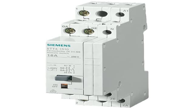 Siemens DIN Rail 400V (Volts) Safety Relay for use with Remote Control Switch | 5TT4152-0