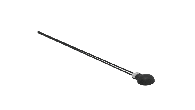 TE Connectivity Fluoropolymer NTC Thermistor, 25 °C Min, 160 °C Max, 6.6 mm Probe | GAG100K6D487LEVB