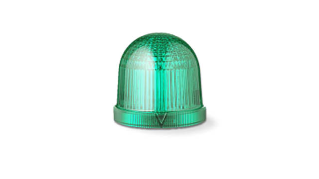 AUER Signal T Series Series Green Multi Strobe Beacon, 240 V ac, Tube Mounting, LED Bulb, IP66 | 859516313