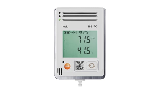 Testo TESTO 162 IAQ Temperature & Humidity Data Logger Data Logger, Wi-Fi, 1 Input Channel(s) | 0572 1626