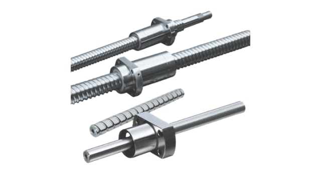NSK 5 mm Ball Screw Assembly, 20 mm Shaft Diam., 400 mm Shaft Length | VSP2005N1D0400PP