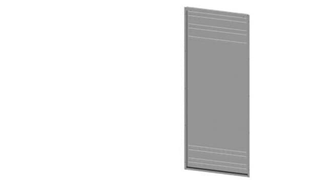 Siemens 8PQ2420 Series Sheet Steel Rear, 2000 mm H, 800 mm W, 25 mm D, 25 mm L, for Use with SIVACON S4 | 8PQ2420-8BA02